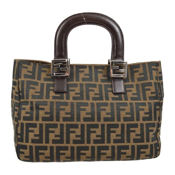 Fendi Brown Zucca Tote Handbag 2241-26329-008 131538 - Picture 1 of 8